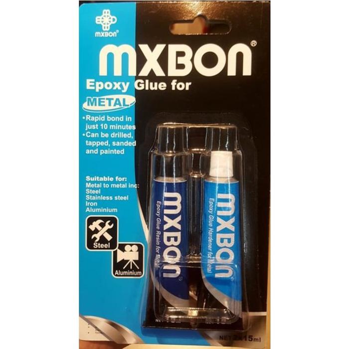 MxBon Epoxy Glue 30ml Lem Besi Metal Alumunium Super Kualitas No Dextone Alteco Selleys devcon