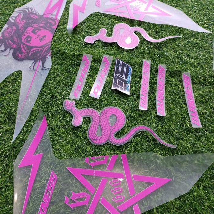 STRIPING TRANSPARAN VARIO NEW 2018/2021 CUSTOM MEDUSA TERBARU OSEAN