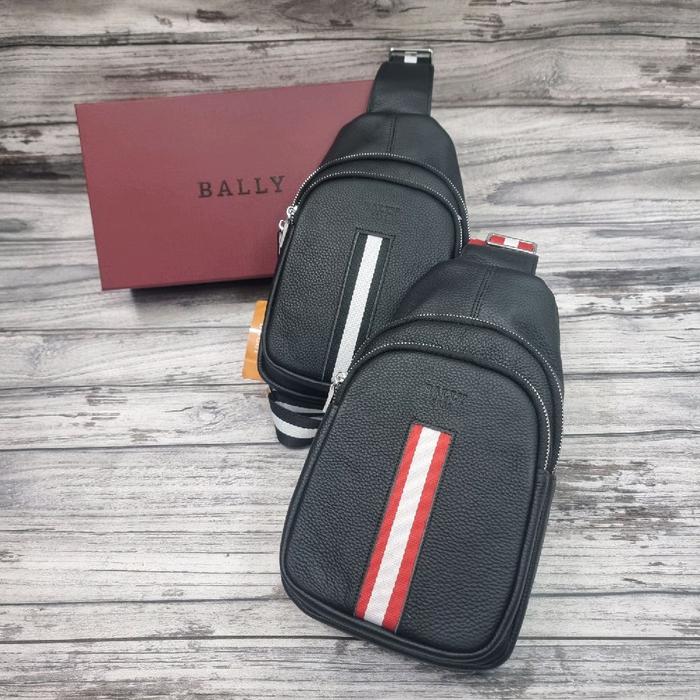TAS SELEMPANG PRIA BALLY KULIT SLING BAG PREMIUM QUALITY