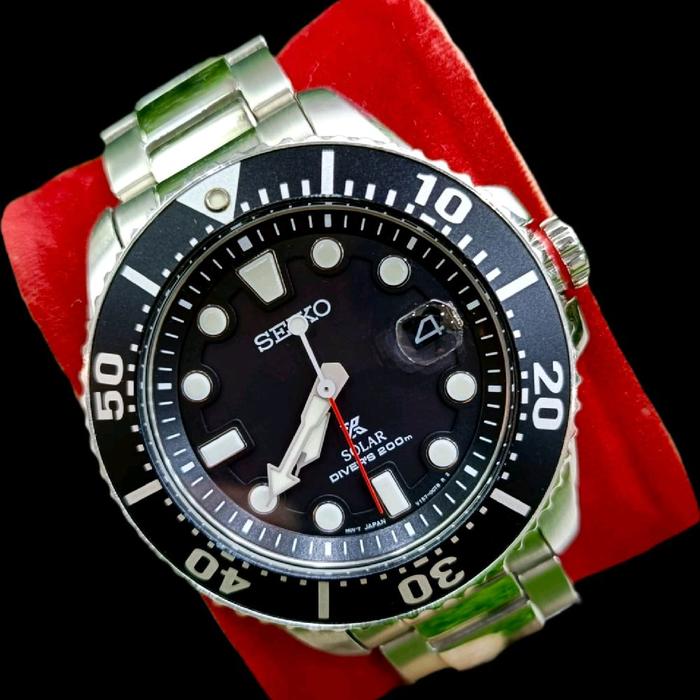 Seiko Prospex Solar Diver Black Dial Original
