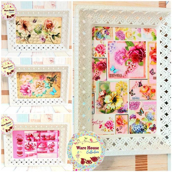 NAMPAN PLASTIK / BAKI RENDA PUTIH ASOKA / NAMPAN HANTARAN / BAKI RENDA CANTIK