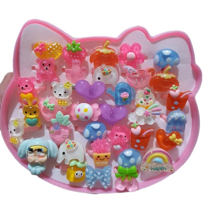 accessories cincin anak karakter lucu / cincin anak karakter lucu / cincin anak perempuan karakter