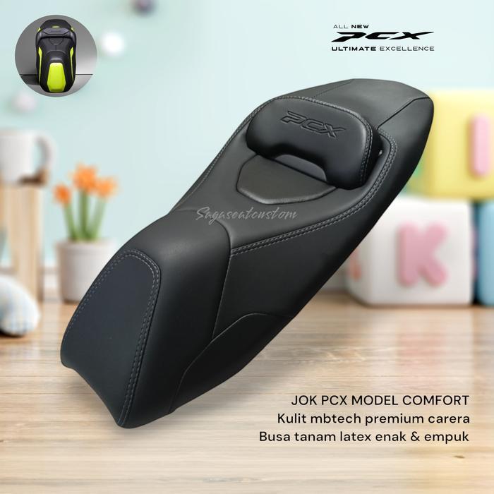 Jok PCX comfort bahan mbtech carera plus latex L1