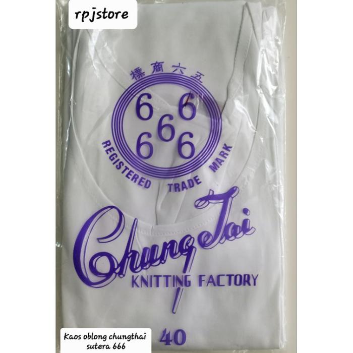 PREMIUM (READY) terjamin KAOS OBLONG SUTERA CHUNGTAI 666 ASLI terlaris