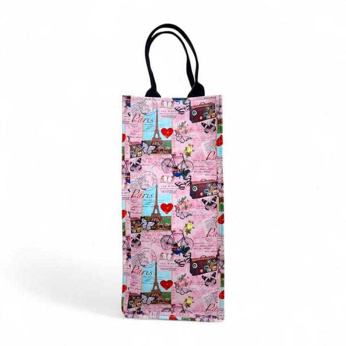 Tas Botol Kanvas Waterproof Polos Uk 16x16x35 cm Sirup Toples Tumbler 3000ml