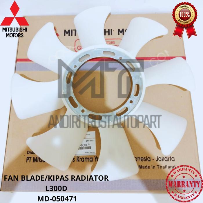 FAN BLADE KIPAS RADIATOR MITSUBISHI L300 DIESEL L038 L039 ORIGINAL GARANSI MD-050471 ORIGINAL GARANS