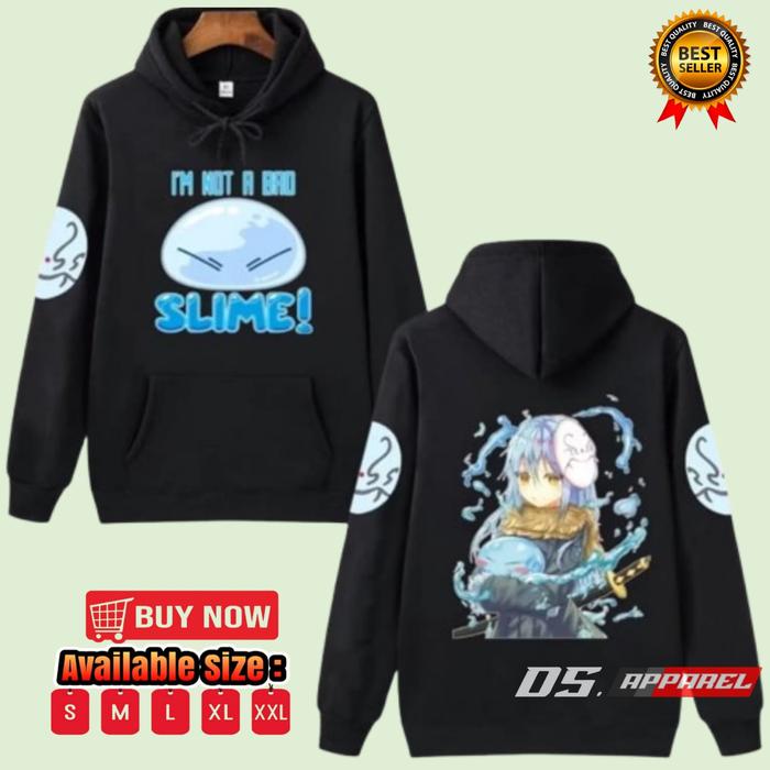 HOODIE JUMPER COSPLAY ANIME MANGA JEPANG RIMURU TEMPEST TENSEI SHITARA SLIME DATA (READY UKURAN SIZE
