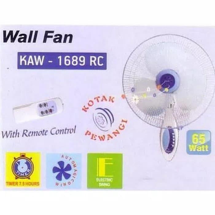 Miyako Kipas Angin Wall/Dinding Remot KAW-1689RC