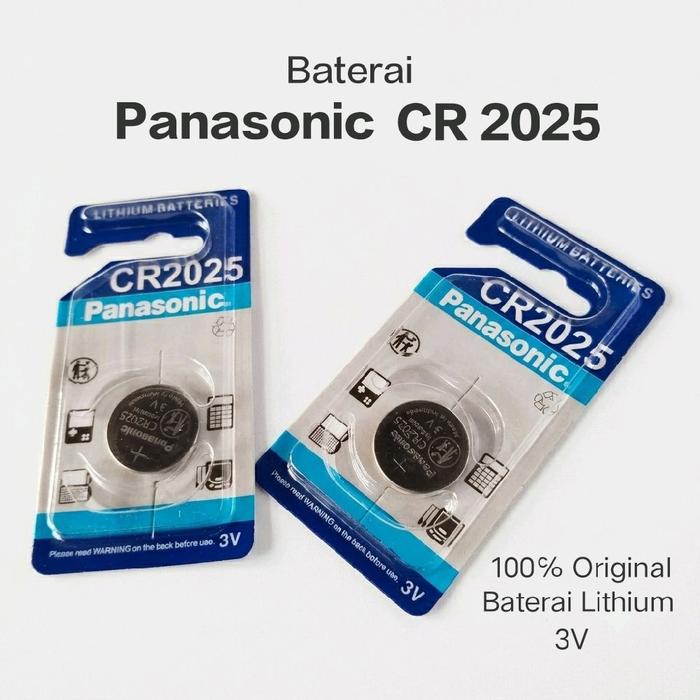 Baterai Jam Panasonic CR 2025 Original Baterai Lithium 3V (PC)