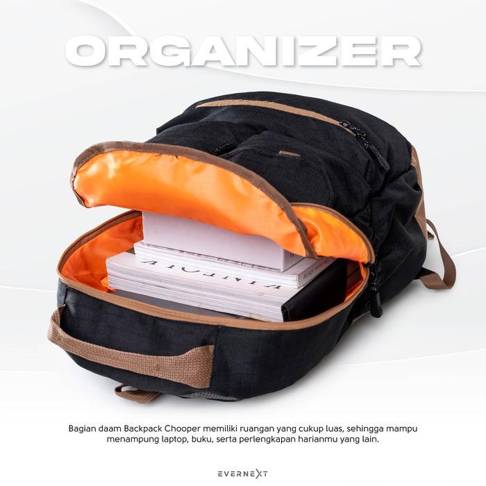 Eiger - EVERNEXT - Tas Ransel Laptop Wanita Backpack Chooper Tas Punggung Wanita