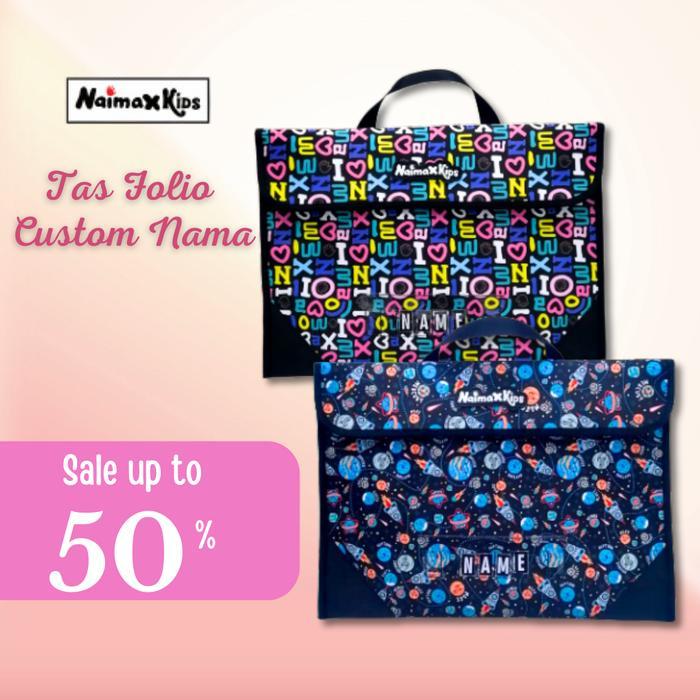 Naimax Kids Folio Bag Original | Tas Folio Naimax Kids