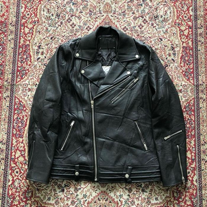 Jaket Dress volume bikers leather jacket Vintage Bikers jacket Vintage leather jacket i245