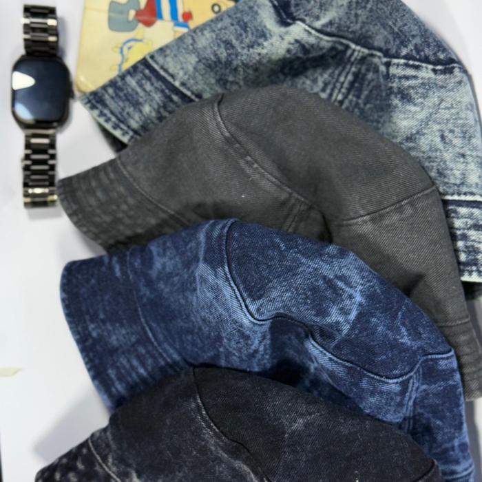 Kodian Topi Bucket Jeans Pria Wanita (Jual Grosir)