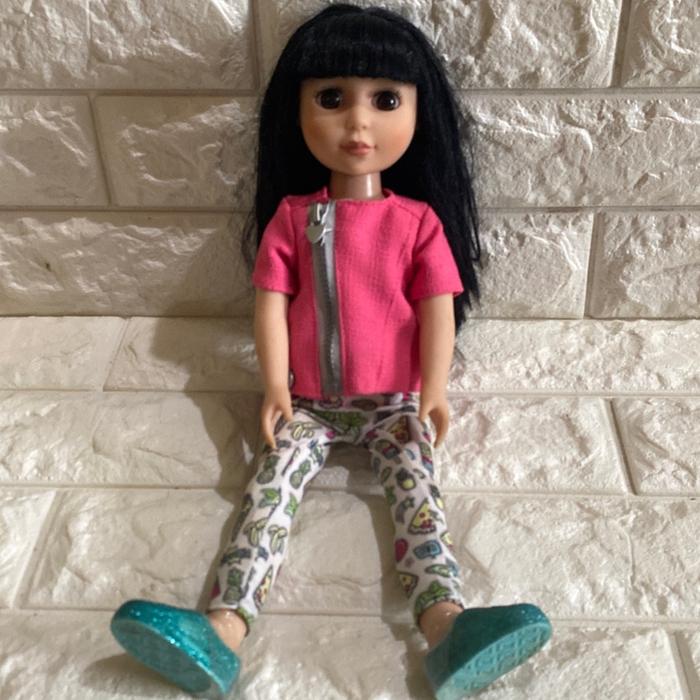 Battat Boneka Gliter Girl dengan Rambut Panjang dan Pakaian Lucu - Cocok untuk Mainan Anak-anak