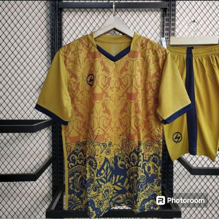 Setelan Stelan Baju Kaos Jersey Jarsey jersy jersi jersay jetsey Sepak Bola Futsal putsal Badminton 