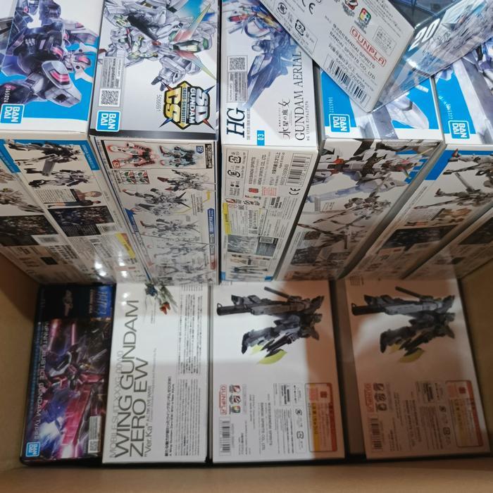 Mg 1/100 Weapon Spear Tomahawk Javelin Fa Full Armor Unicorn Gundam Pasti Ori