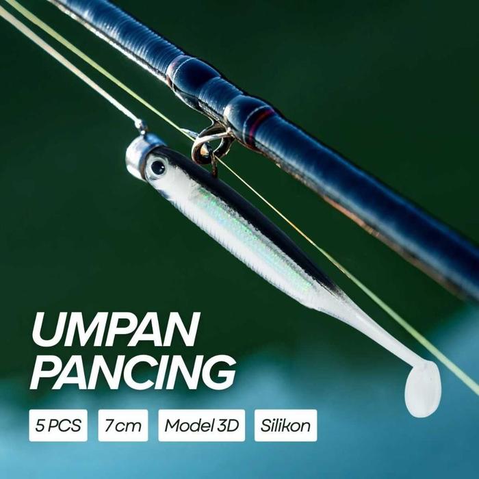 YTOHXY Umpan Pancing Ikan Rainbow Soft Lure Bait 7cm 5 PCS - TY-BA58