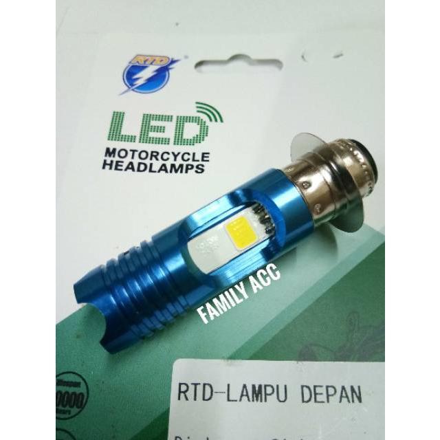 Lampu Depan LED RTD H6 Motor Supra X 125 Revo Blade Jupiter Z Mio Beat