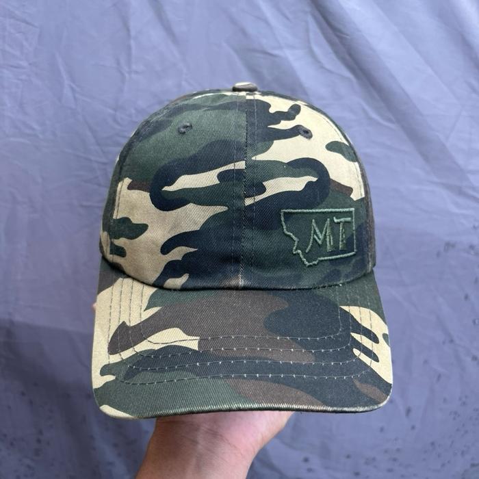 Topi Simple Cap Camo - Second Original