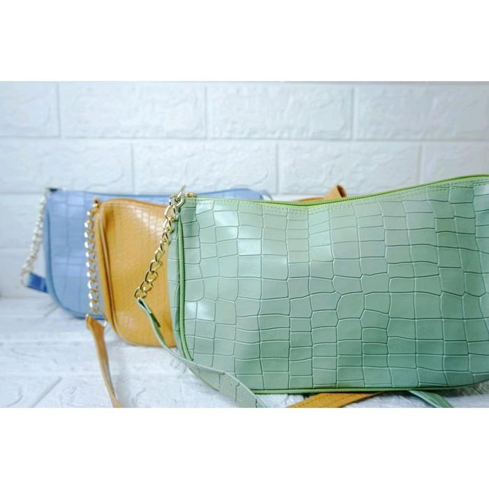 tas wanita ready warna kunyit,mint,lilac Selempang