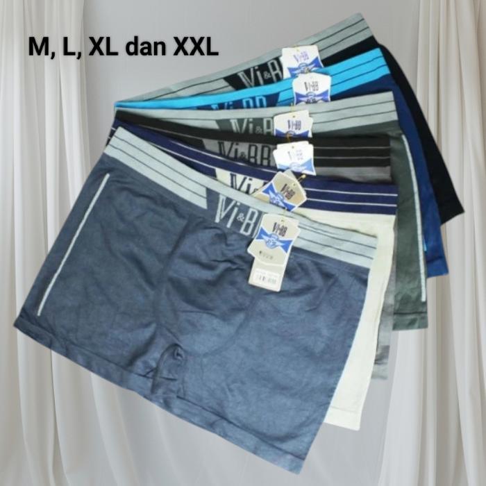 PREMIUM Celana Dalam Pria Boxer Original Vi-BB