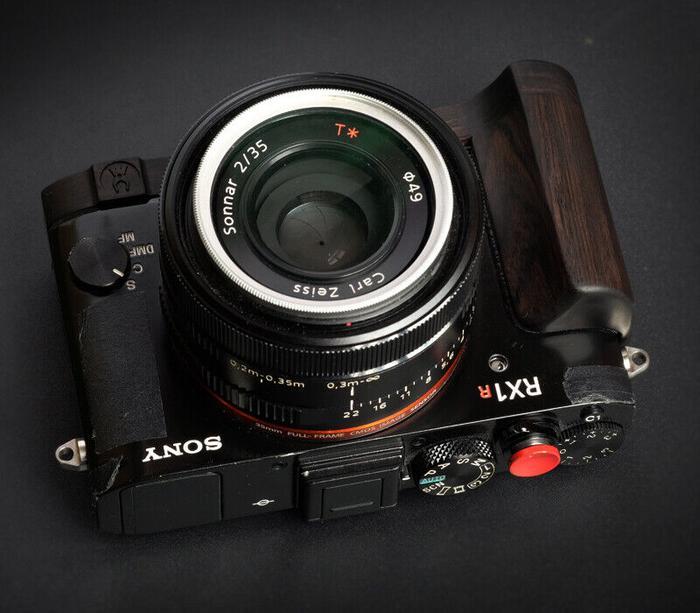 Untuk Panasonic LUMIX GX9 DC-GX9 Holder Pegangan Tangan Kayu Walnut