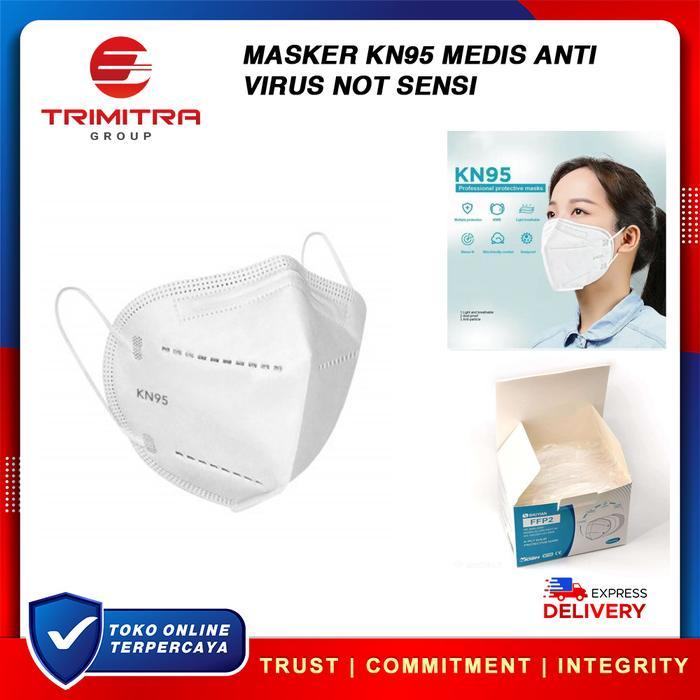 Masker KN95 Medis Anti Virus Bakteri Pm 2.5 Not Sensi International