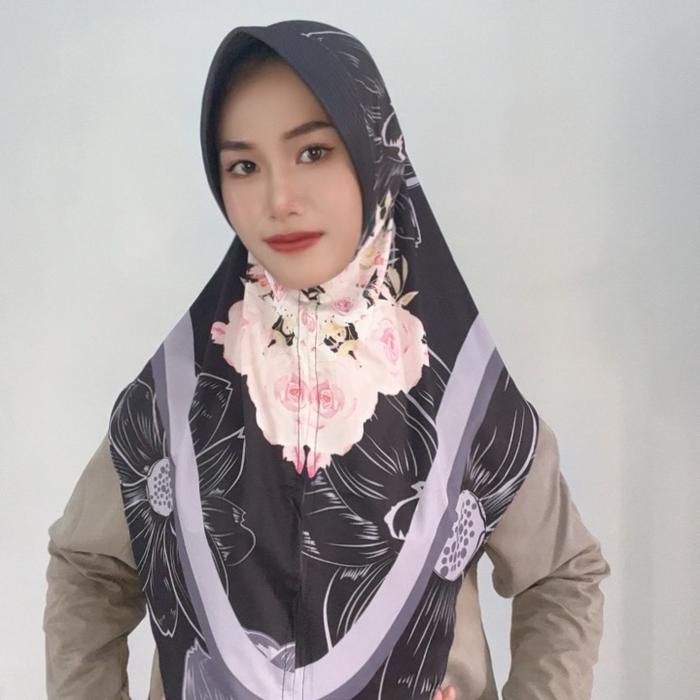 Alfath - Hijab Blus motif Bunga
