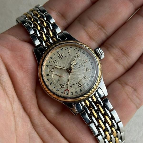 Oris Big Crown Pointer Date Vintage jam tangan