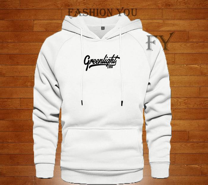 Baju Sweater Hoodie Distro Greenlight 1996 Text Hitam Quality Premium Hoodie Pria Wanita Distro Fy D