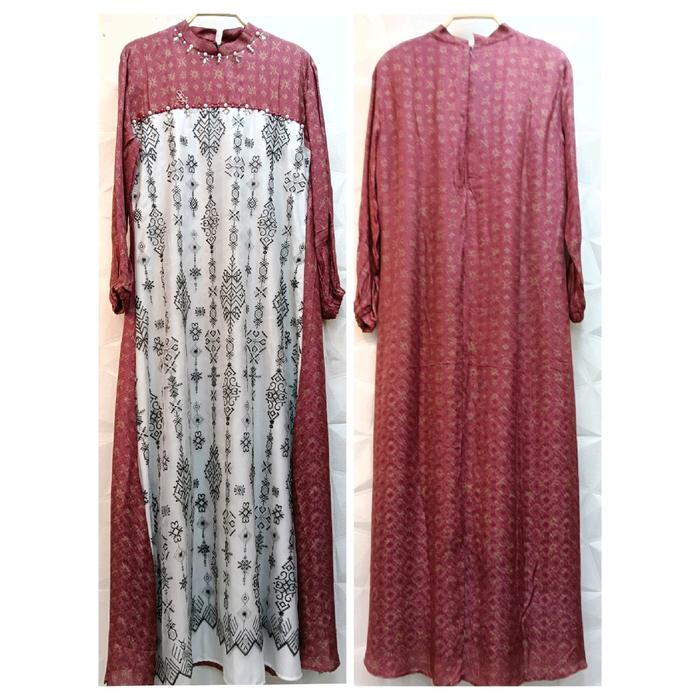 gamis batik dobby premium