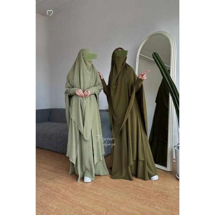 Ready- ABAYA AYREEN BY MAHIRA INDONESIA | ABAYA AYREEN | DRESS SYAR'I | GAMIS AYREEN MAHIRA