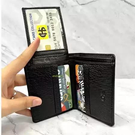 COD CHS Dompet Lipat Buku Model Unik Motif Urat Dompet Cowok Cewek Murah Semi kulit
