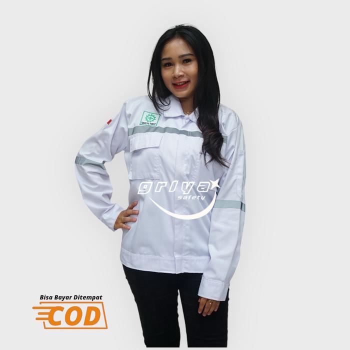 Wearpack atasan putih polos