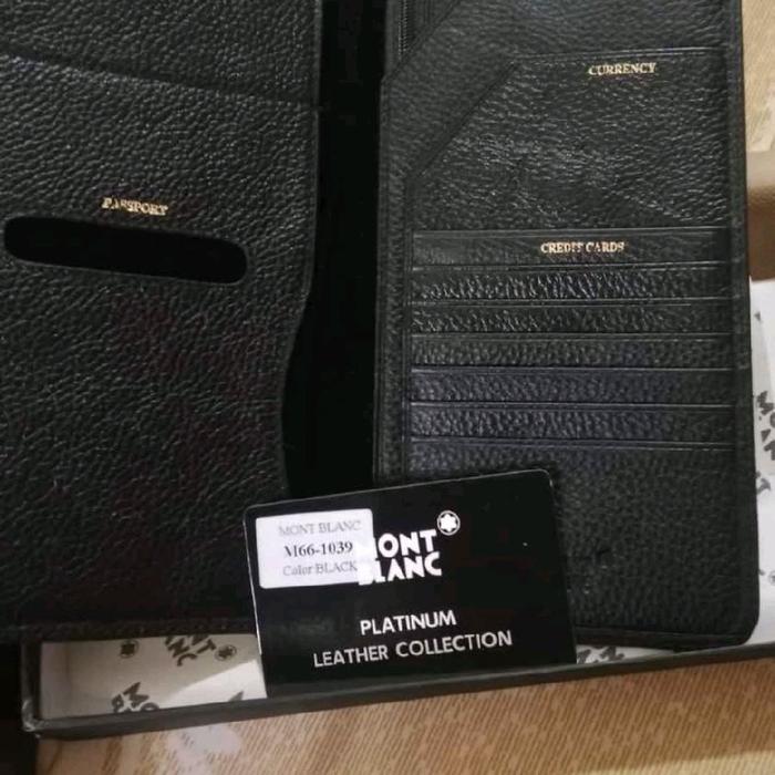dompet panjang lipet ori mont blanc