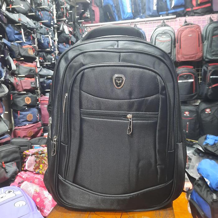 TAS RANSEL IMPORT #6 POLO GEM RANSEL 18 INCH BESAR KUALITAS PREMIUM BACKPACK KERJA KULIAH PRIA WANIT