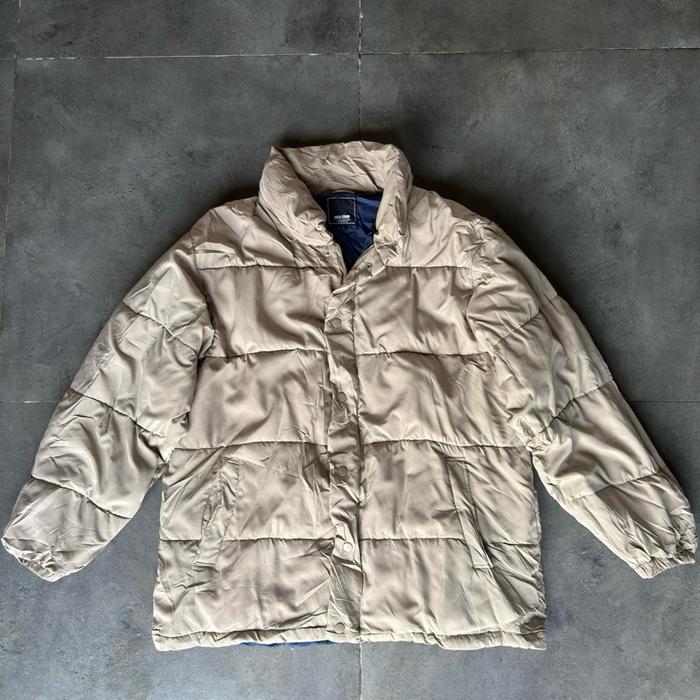 Hill Crop Khaki Puffer Jacket Unisex