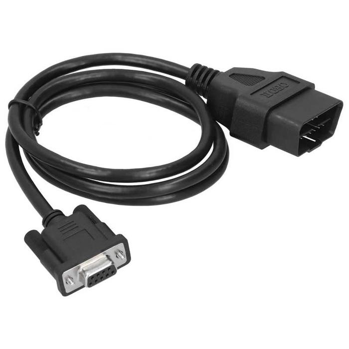 16Pin OBD2 Ke RS232 DB9 Antarmuka Diagnostik Mobil Adaptor Kabel