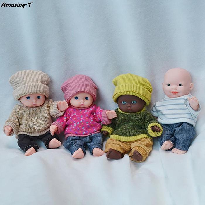 Hot 12cm Reborn Dolls Baby Reborn Silicone Reborn Baby Doll Palm