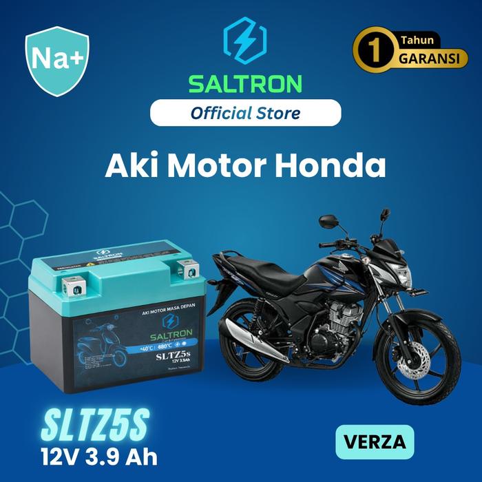 SALTRON BATTERY SLTZ5S AKI MOTOR VERZA AKI KERING 100% ORIGINAL GARANSI RESMI PABRIK