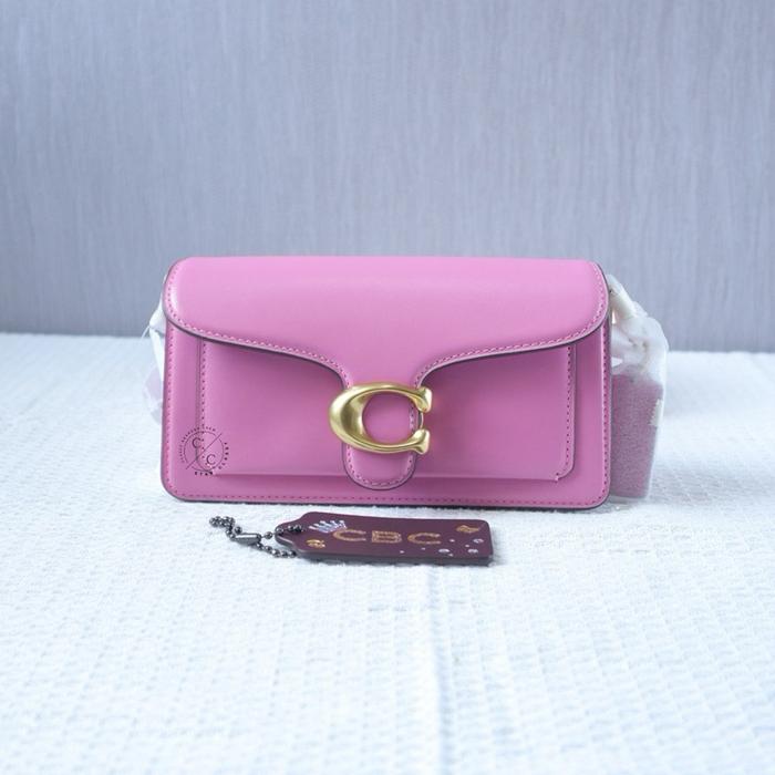 (Classy Branded Crew ) Tas Tabby Shoulder Bag 20 Luxe Refined Calf Leather Fuschia Limited