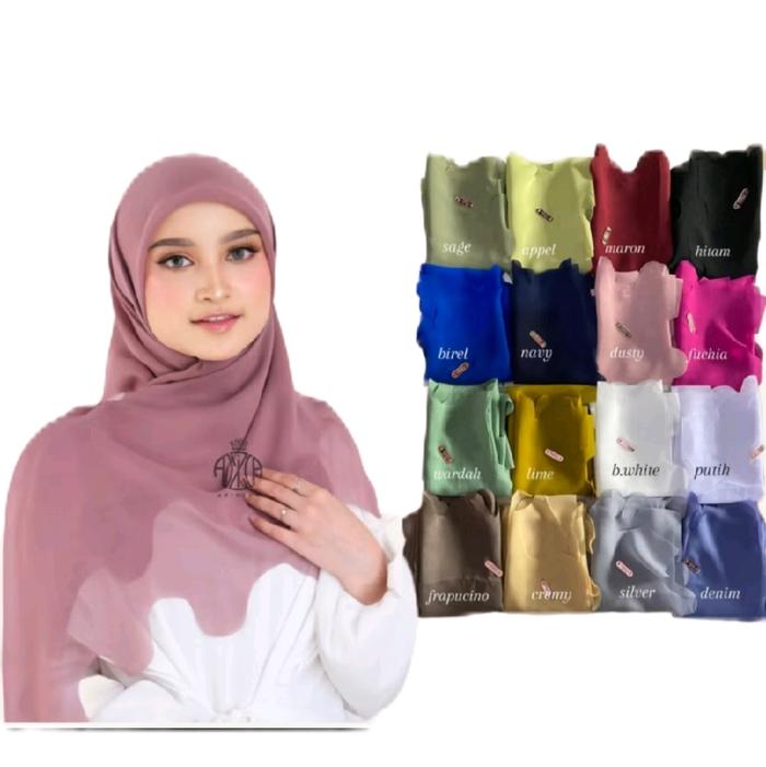 RS HIJAB POLOS BAHAN PREMIUM