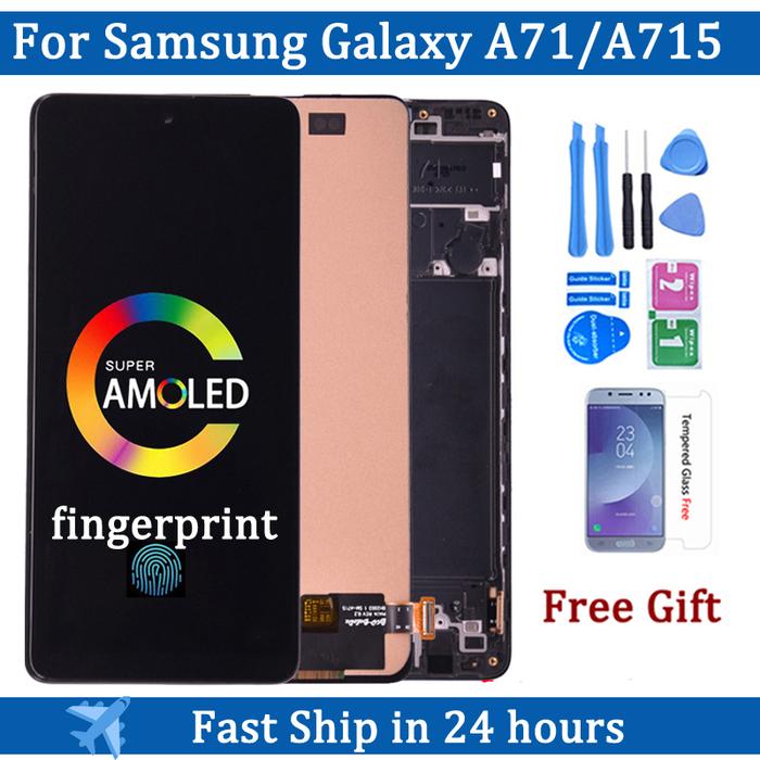 Super AMOLED Display For Samsung Galaxy A71 Lcd Touch Screen