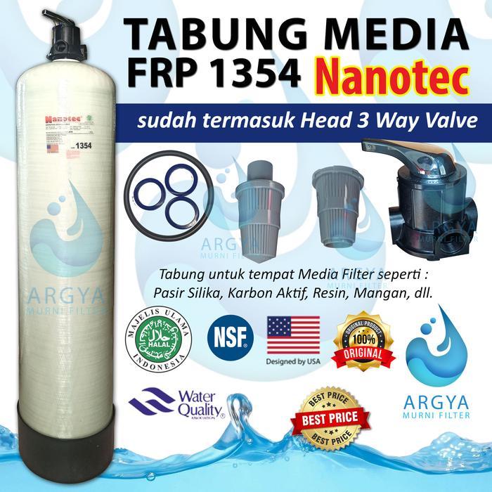 Tabung Filter Media F 1354 Nanotec + Head 3 Way Valve *