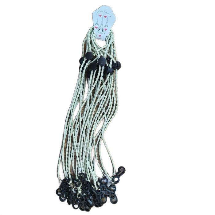 Strap Mask / Kalung Masker Kontraktor 2 IN 1 Warna Matcha – Tali Masker Multifungsi Ecer 1 Pc Pengai