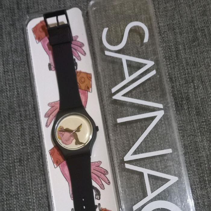 jam tangan unisex merk Savnac watch Tokyo New Old Stock not swatch