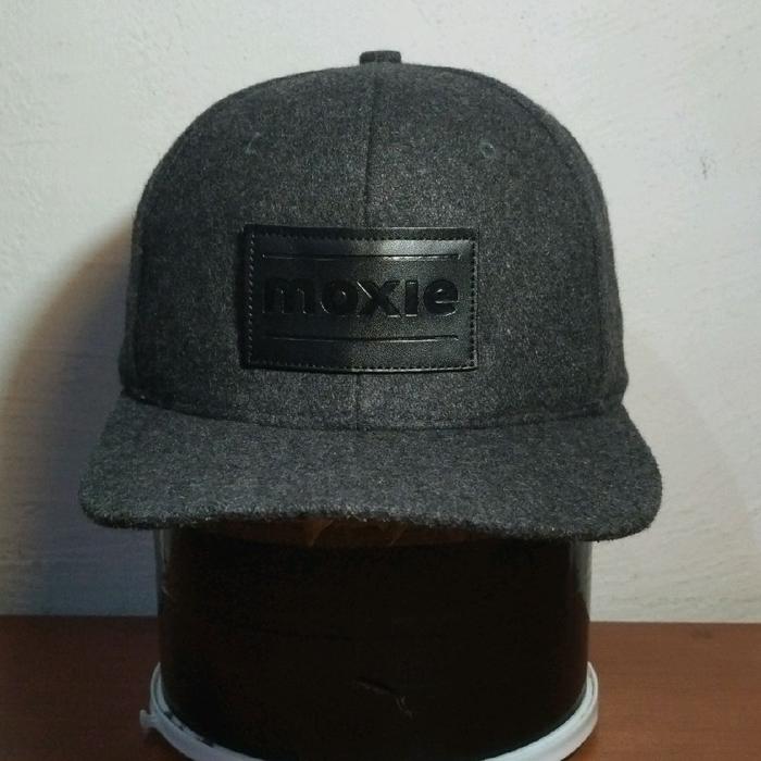 Topi Snapback MOXIE WOOL Grey