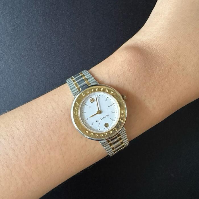 Guy Laroche Twotone Quartz Watch