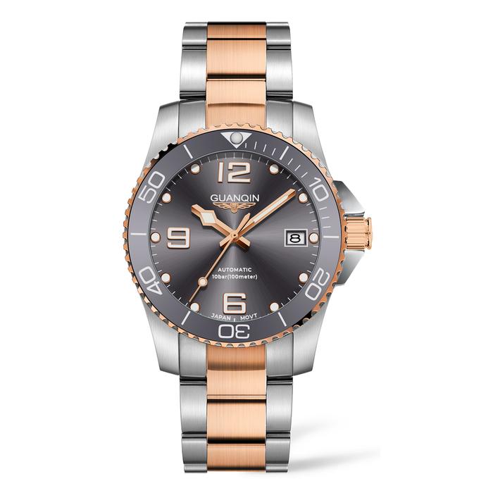 GUANQIN Luxury Automatic Watch for men Mechanical Men's Watches 100M