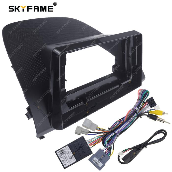 SKYFAME Kotak Bingkai Mobil Adaptor Fasia Canbus Dekoder untuk Honda